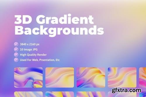 3D Gradient Backgrounds vol 2