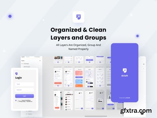 Airloft - A Premium Flights Booking Mobile App UI Kit Ui8.net