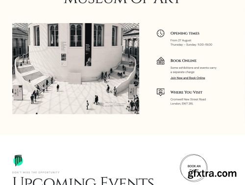 Wandau | Art & History Museum HTML Template Ui8.net