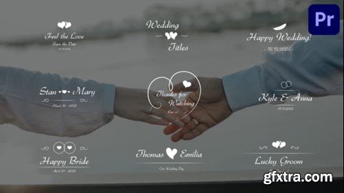 Videohive Elegant Wedding Titles 47250828