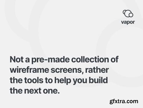 Vapor - Wireframing Library Ui8.net
