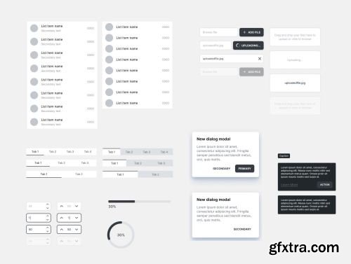 Vapor - Wireframing Library Ui8.net