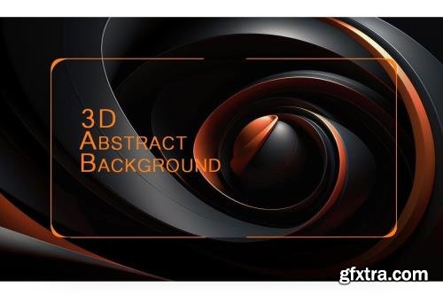 3D Abstract Bright Background