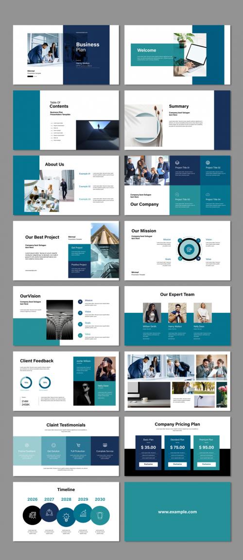 Business Plan Presentation Layout 572893263