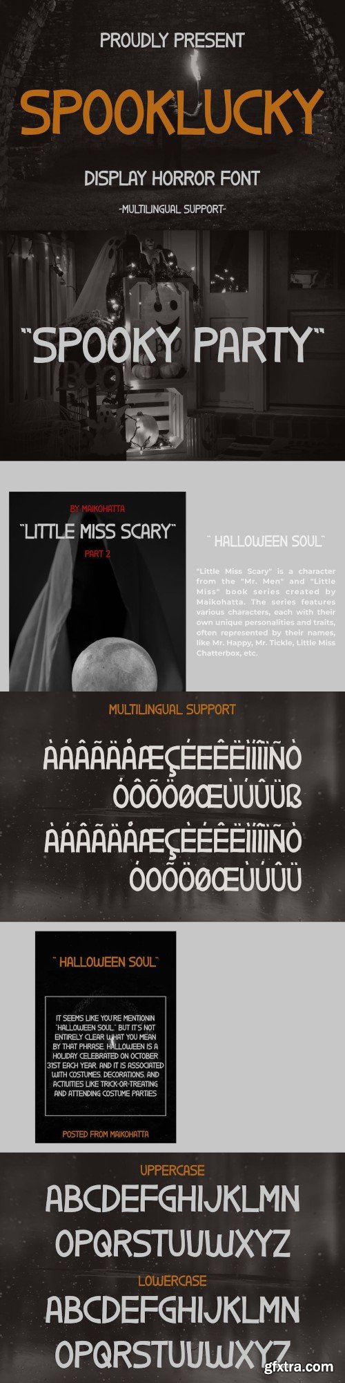 Spooklucky - Display Horror Font