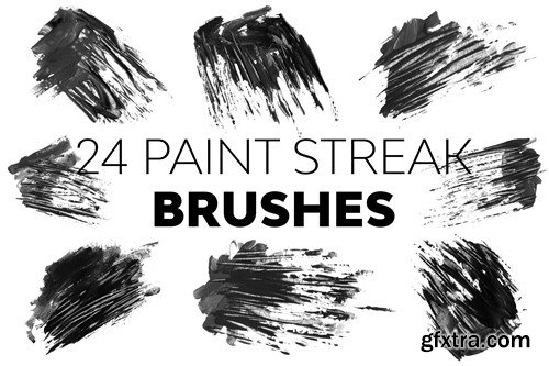 Paint Streak Brushes HTQQY5L
