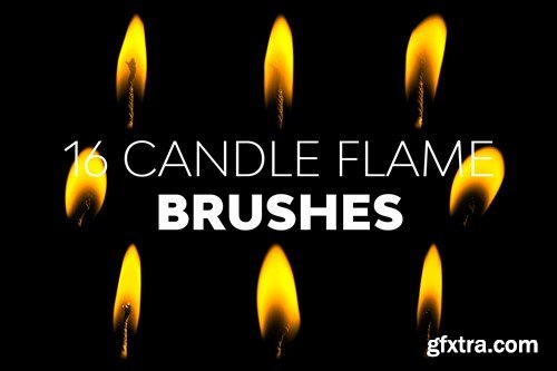 Candle Flame Brushes JQPGRFP