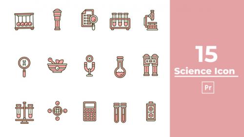 Videohive - Science Icon Premiere Pro - 47450602 - 47450602