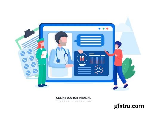 Virgo - bHospital and Healthcare Vector Scenes Ui8.net