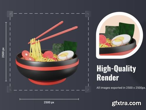 30 3D Food & Meals Icons Illustration Ui8.net