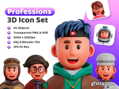 3d Professions Icon Ui8.net