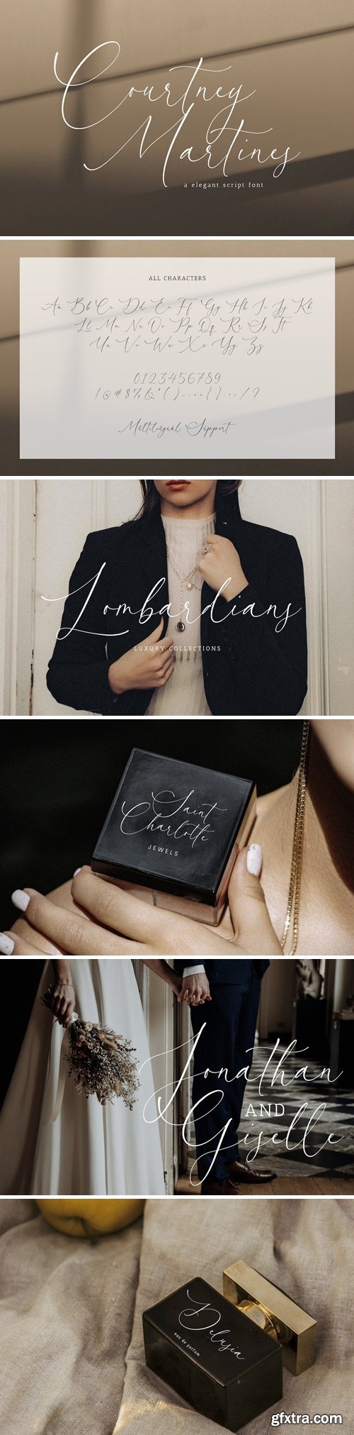 Courtney Martines - Modern Script font