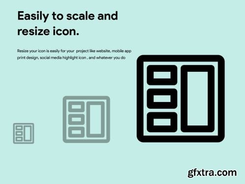 50 Grid Line Icon Ui8.net