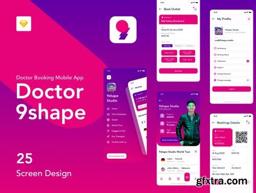 9shape Doctor Booking Apps IOS Ui Kit Ui8.net