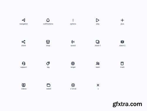 88 Essential App Icons Ui8.net