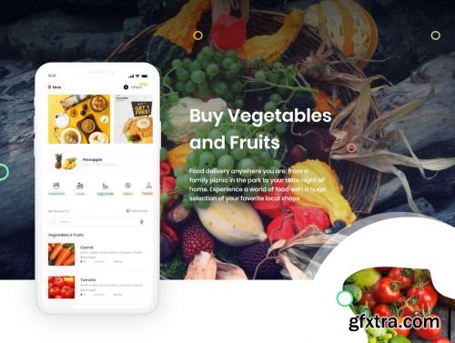 Adobe-XD Foods Ordering and Delivery App UI KIT Ui8.net