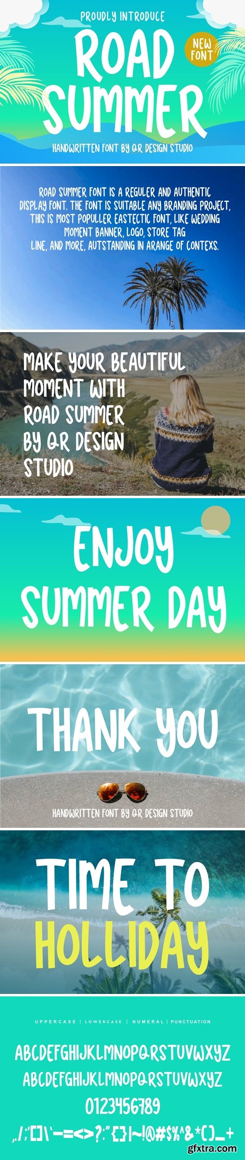 Road Summer Font