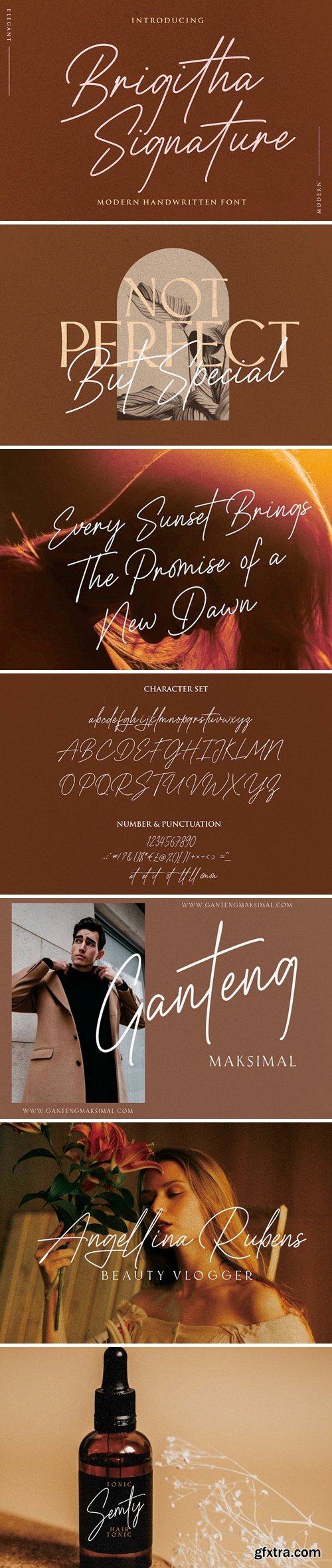 Brigitha Signature Font