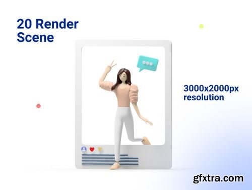 Trendz 3D Illustration Ui8.net