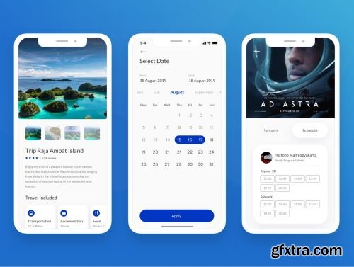 Travelstep Mobile Apps UI Kit Ui8.net