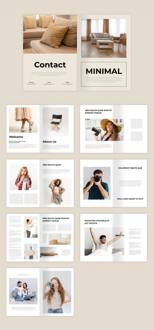 Minimal Magazine Template 565618473