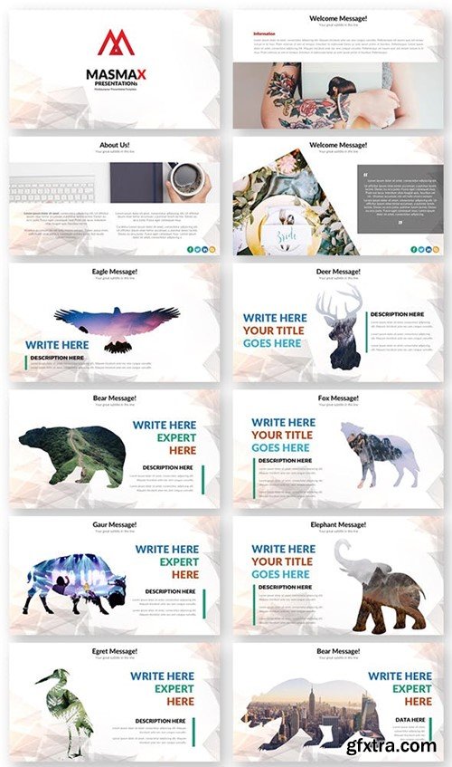 Masmax Powerpoint Template T4QF6X