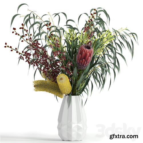 Bouquet in Katsura Vase