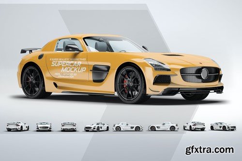 Supercar Mercedes SLS AMG Mock-Up 9NMKMG