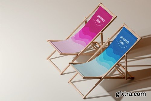 Beach Folding Chair Mockup 4WAJHZV