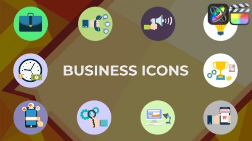 Videohive - Animated Business Icons for FCPX - 47438842 - 47438842