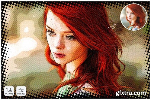 Comic Book Pop Art Effect FNNYU7Q