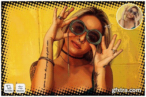 Comic Book Pop Art Effect FNNYU7Q