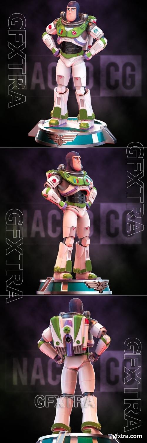 Fan Art Buzz Lightyear Statue &ndash; 3D Print Model