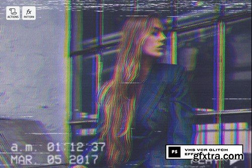 VHS VCR Glitch Effect WHWS4ZR