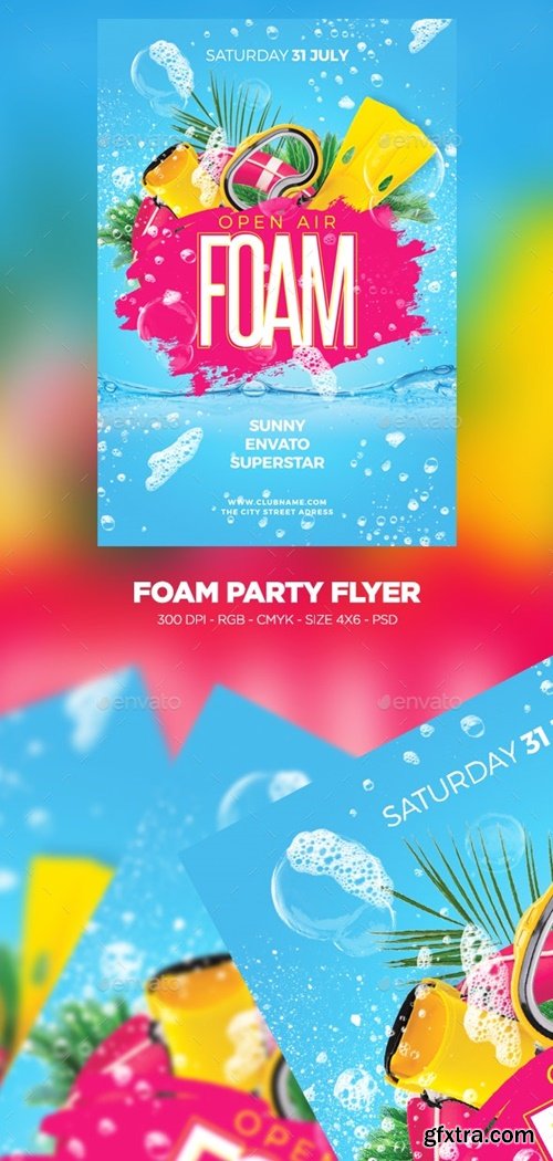 GR Foam Party Flyer 22293581