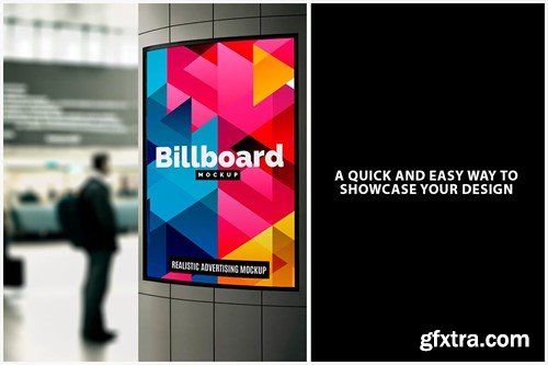 Airport Billboard Mockups F9S48H5