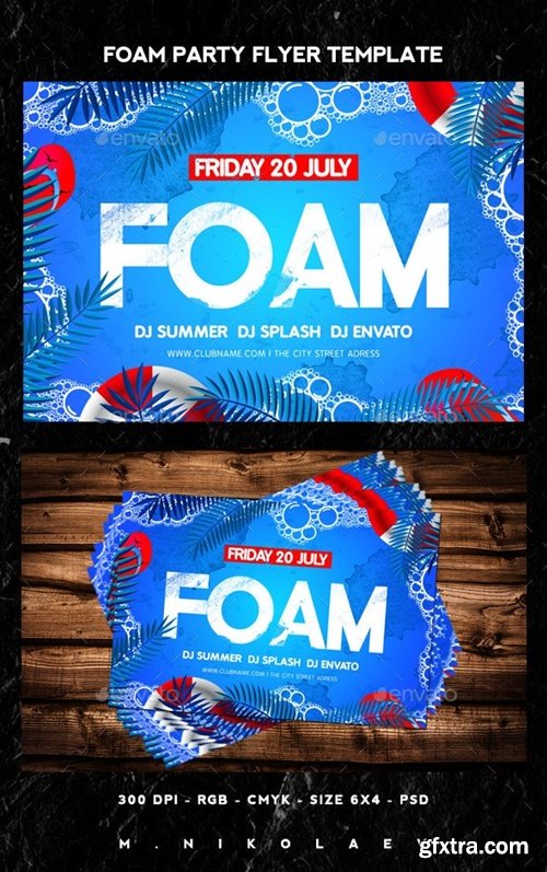 GR Foam Party Flyer 12011155