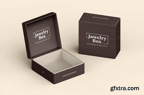 Jewelry Box Mockup 5 Views 2WMFL5L