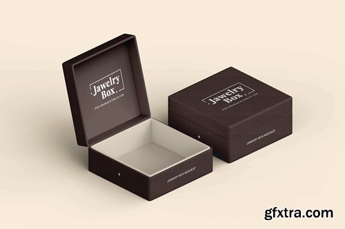 Jewelry Box Mockup 5 Views 2WMFL5L