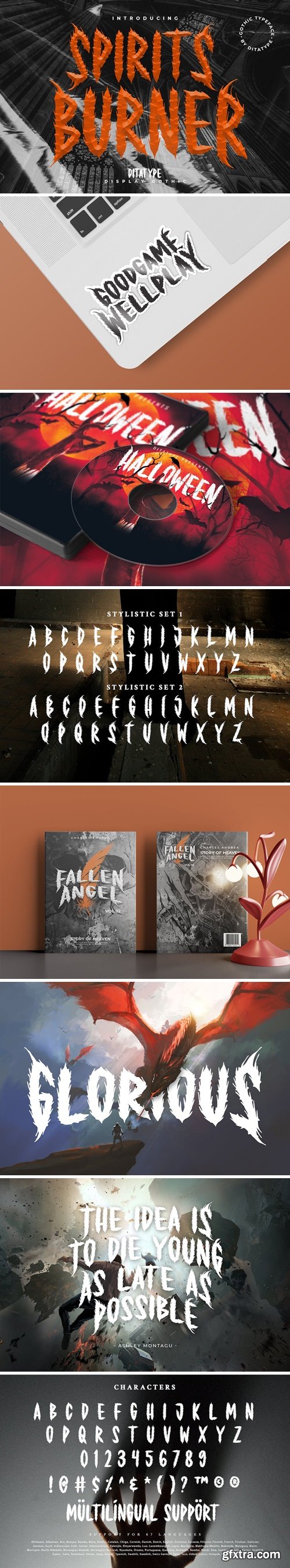 Spirit Burner Font