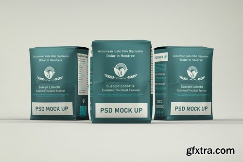 Flour Bag Packaging Mockup V3TQ3AX