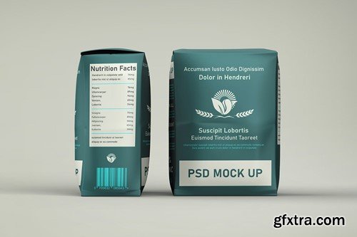 Flour Bag Packaging Mockup V3TQ3AX