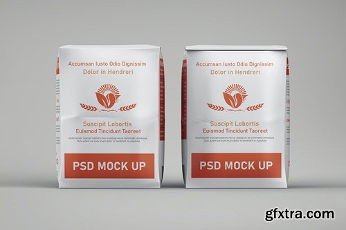 Flour Bag Packaging Mockup V3TQ3AX