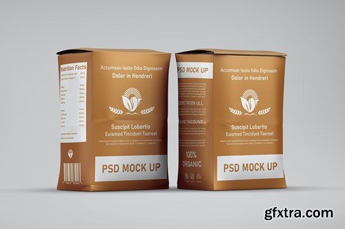 Flour Bag Packaging Mockup V3TQ3AX