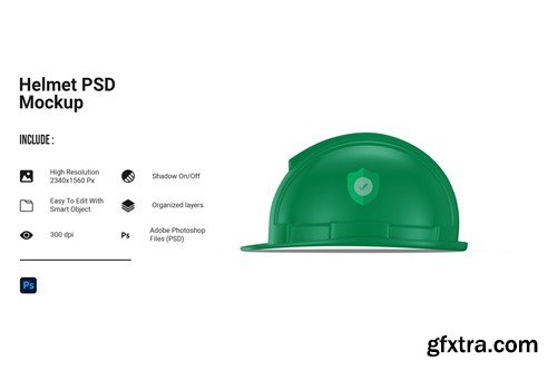 Construction Helmet Mockup YX2TEMV