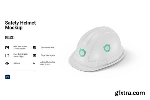 Construction Helmet Mockup ZUYD6ZW