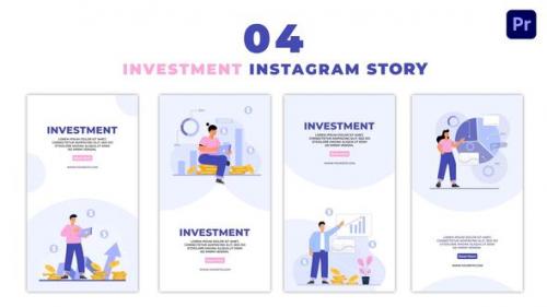 Videohive - 2D Character Analyzing Investment Instagram Story - 47450274 - 47450274