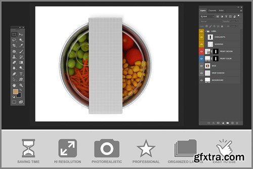 Salad Food Container Mockup EHNNW4U