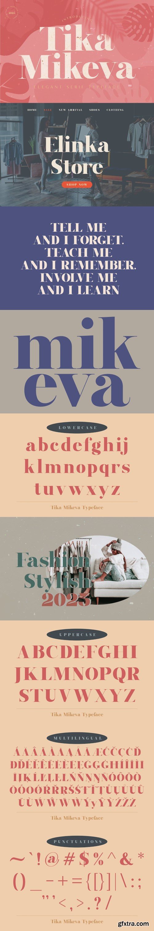 Tika Mikeva - Elegant Serif Typeface