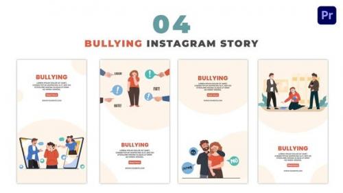 Videohive - Cyber and Physical Bullying Flat Character Instagram Story - 47450377 - 47450377